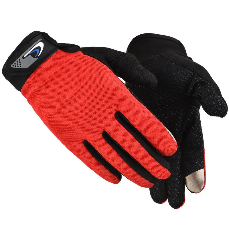 

Riding sunscreen men's antiskid leakage finger two and a half finger full finger gloves thin style driving outdoor sports