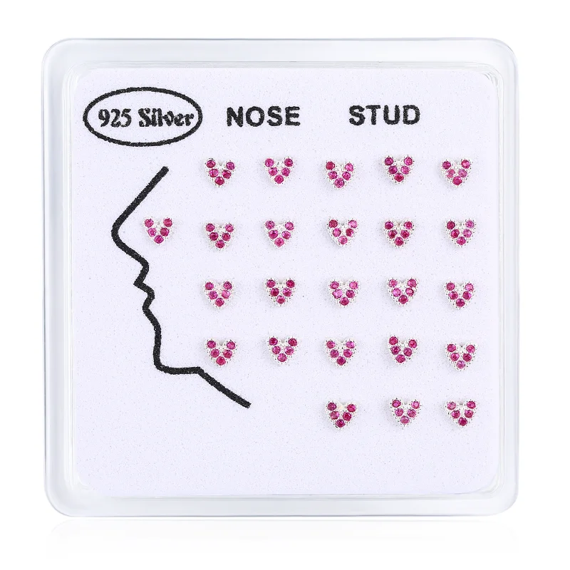 Женские серьги гвоздики из серебра 925 пробы с фианитом|Украшения для волос броши