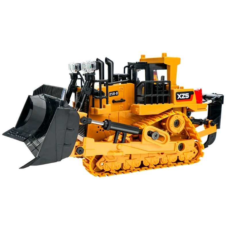 

9Channel 2.4G 1/24 RC Bulldozer Engineering Simulation RC Interactive Electric Toy for Kids Construction Model Car