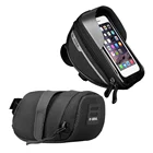 Велосипедная сумка для телефона, водонепроницаемый чехол для телефона с креплением на руль, с поддержкой сенсорного экрана, заднее седло