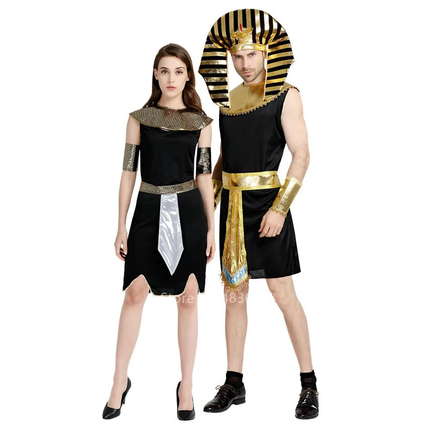 Костюмы на Хэллоуин древний Египетский египетский фараон король Импресса царица