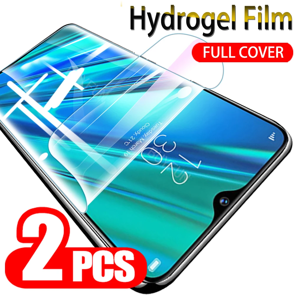 2 шт. Защитная Гидрогелевая пленка для Oppo Realme 5 Pro 5s Прозрачная мягкая защитная Realme5