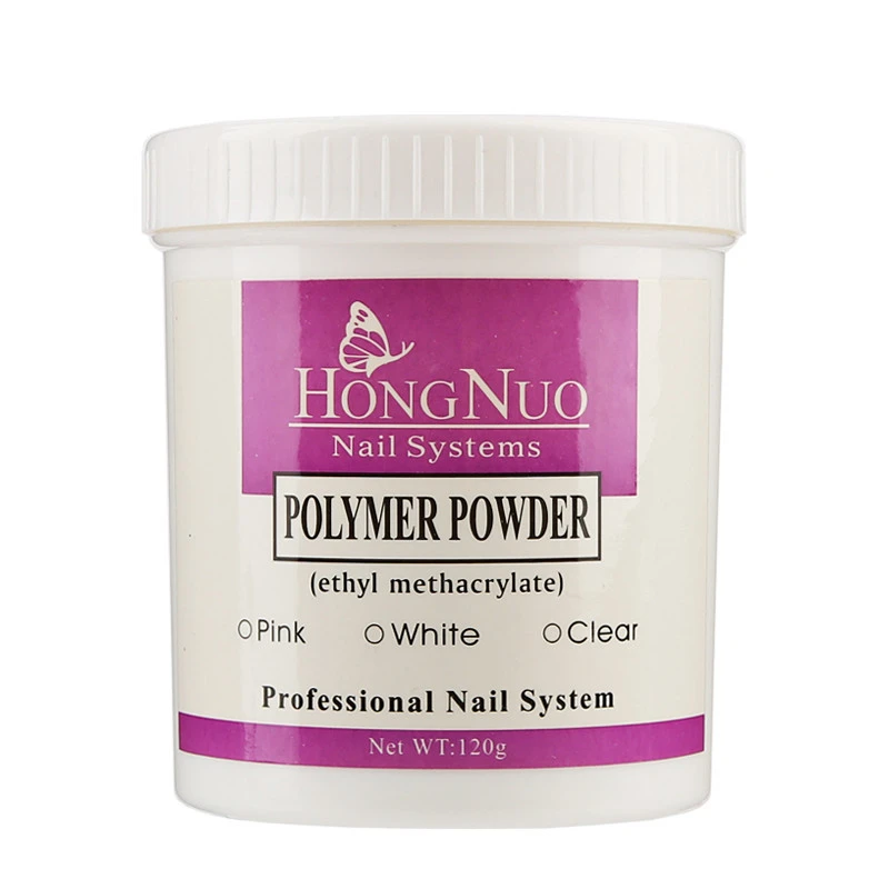 

120g Acrylic Powder Carving Nail Polymer Tip Extension French Pink White Clear Adhesive Rhinestone Nail Art