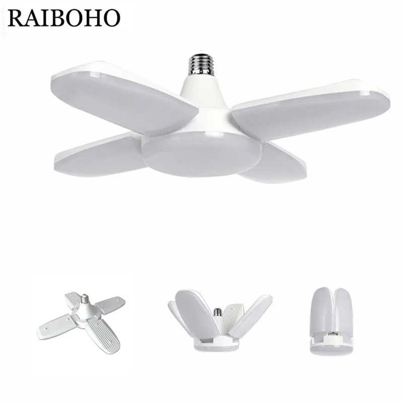 Деформируемый светодиодный гаражный потолочный светильник 60 Вт E26 6000 лм с 4