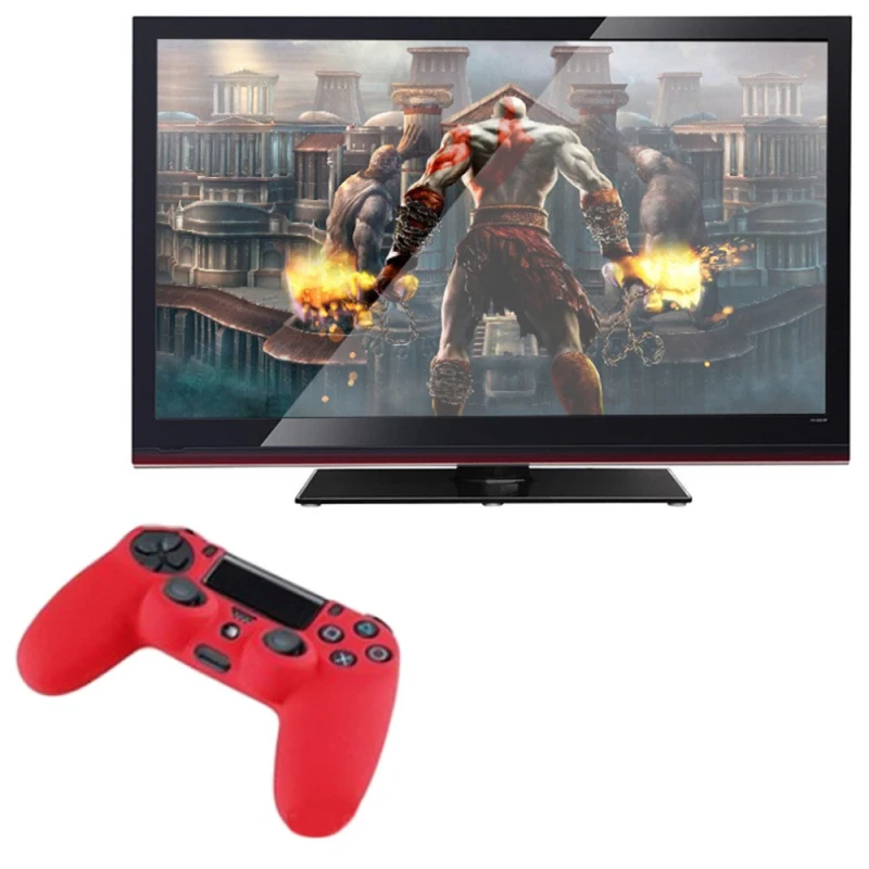 2020 мягкий силиконовый резиновый чехол для контроллера SONY Playstation 4 PS4 защитный Slim