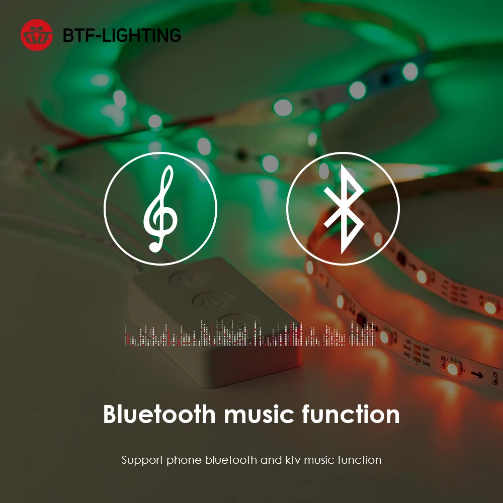 WS2811 светодиодный модуль Пиксели строка светильник s Alexa Wi-Fi Bluetooth Музыка Dreamcolor