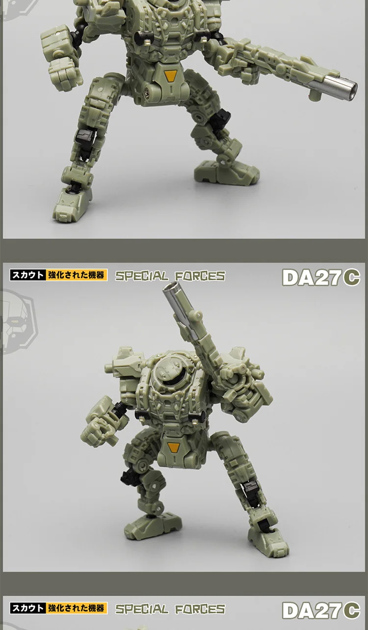 MFT DA27 DA-27 трансформация Diaclone power ed-suit power Suit Black Mech Solider Lost Planet фигурка игрушки