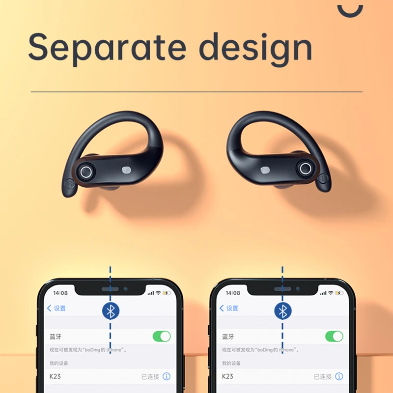 TWS-наушники YC K23 с шумоподавлением и микрофоном Bluetooth 5 0 | Электроника