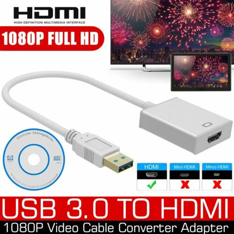 1 шт. флеш-накопитель Мышь микрофонный конвертер Кабель USB 3 0 до 1080P HD видео адаптер