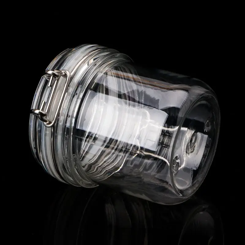 2020 Новый 120 мл пластиковый зажим Топ банка для хранения с герметичной крышкой