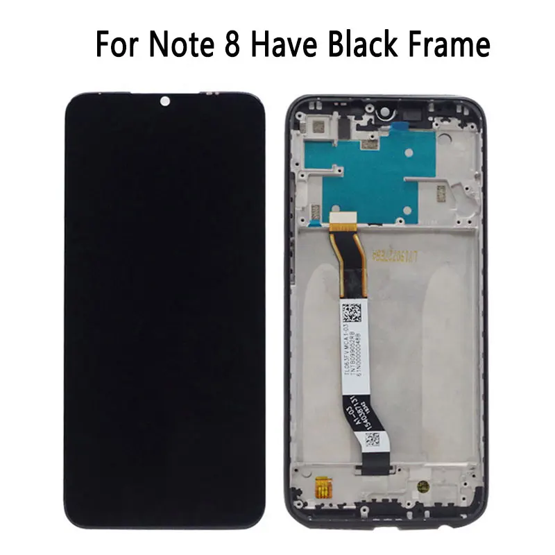 ЖК-дисплей 6 3 дюйма для Xiaomi Redmi Note 8T сменный сенсорный экран в сборе 8 | Мобильные