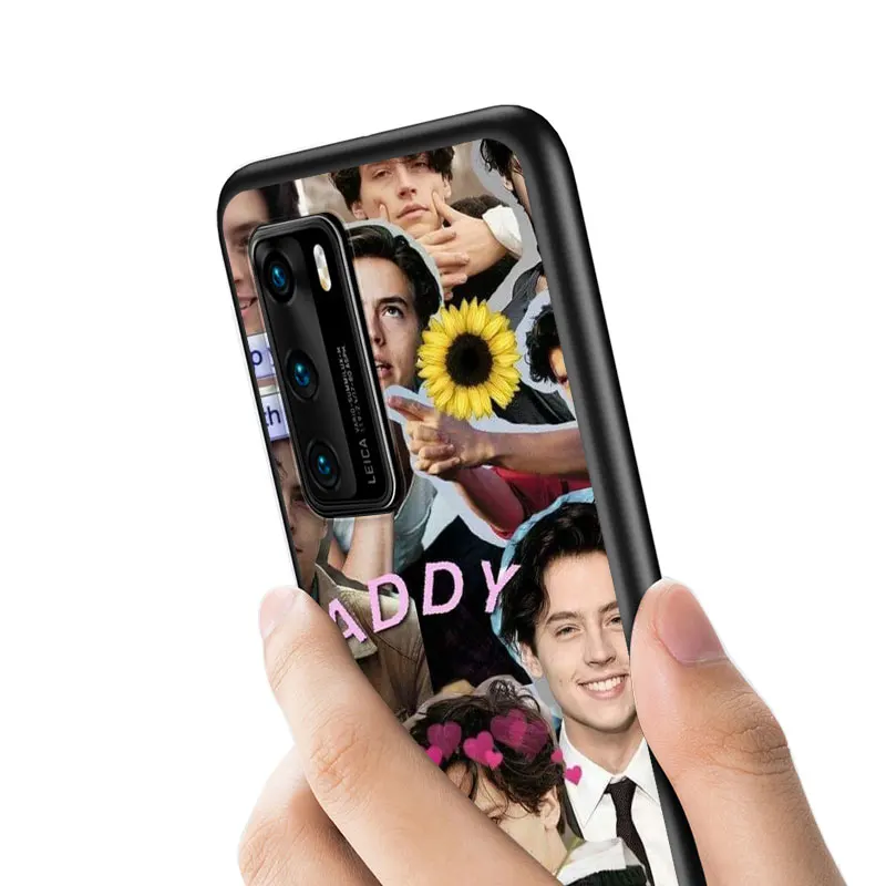

Riverdale Series Cole Sprouse for Huawei P50 40 P30 P20 P10 Pro Lite E Plus 4G 5G P9 P8 Lite P Smart Z S Soft Black Phone Case