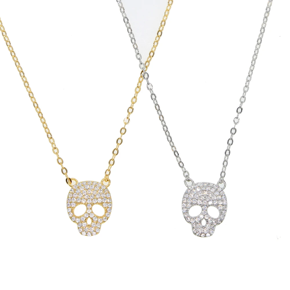 Женское тонкое ожерелье из серебра пробы с фианитом|dainty necklace|charm necklacenecklaces for women |
