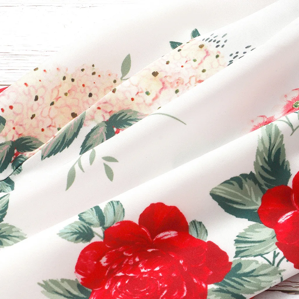 Комплект из 3 предметов для маленьких детей Платье девочек с цветочным узором С