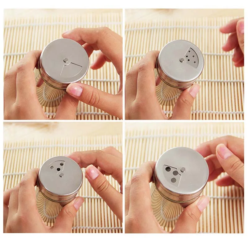 Банка для специй из нержавеющей стали стеклянный шейкер перца бутылка приправ