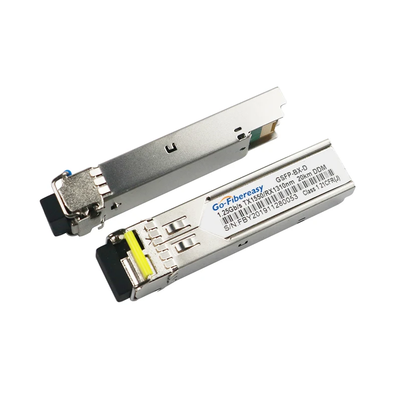 1Pair 20Km 1.25G Single-mode BIDI SFP 1310/1550(1490)nm LC/SC WDM SFP Transceiver module