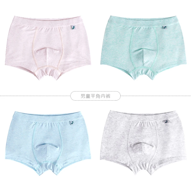 4 шт./лот боксеры нижнее белье для мальчиков хлопковые детские трусики шорты