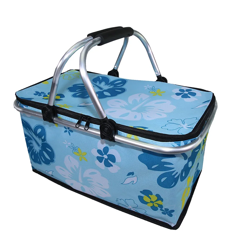 

Foldable Picnic Bag Oxford Cloth Aluminum Film Ices Pack Portable Bag ALS88