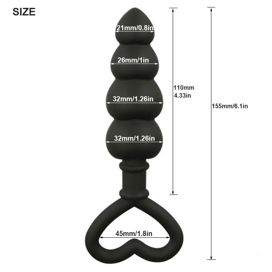 Силиконовые анальные бусины Анальная пробка эротические взрослые секс-игрушки