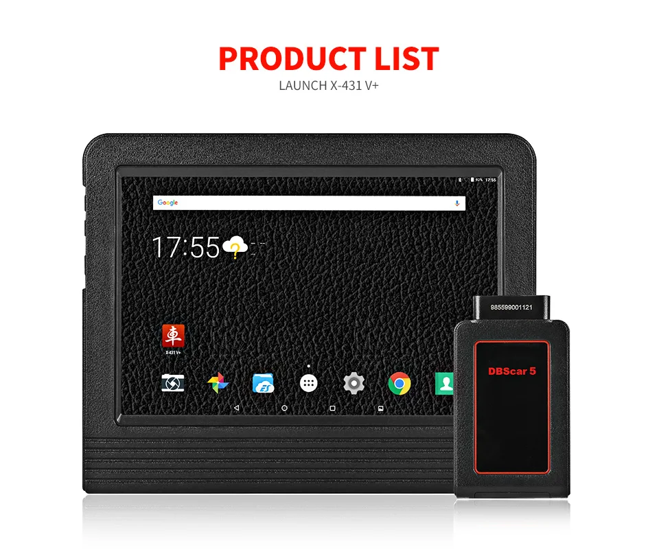 2018 Версия Launch X431 V + V2.0 DBSCAR5 OBD2 сканер полная система автомобильный
