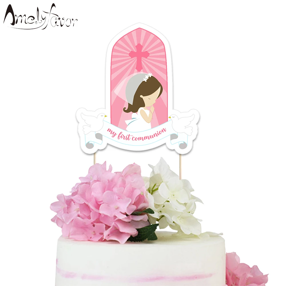 Девушка причастие тема вечерние бумажный топпер на торт мальчики мероприятия