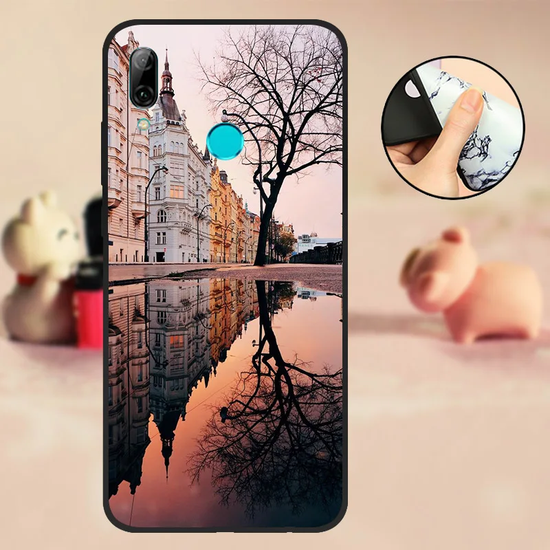 T247 P Smart Coque для huawei PSmart чехол силиконовый черный ТПУ 6," для huawei P Smart Чехол для мобильного телефона мягкий - Цвет: T247