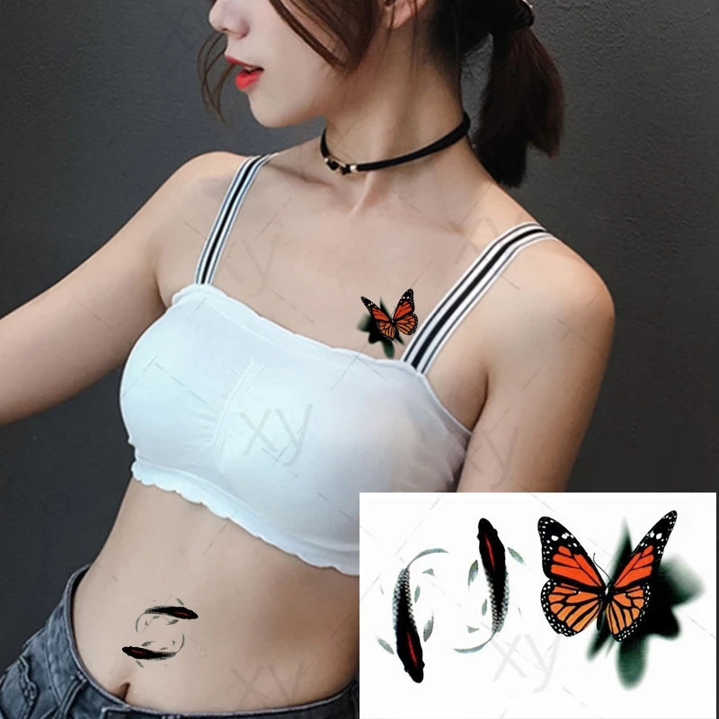 

Meniscus Flowers Star Temporary Tattoo Stickers Black Wreath Fake Tattoos Waterproof Tatoos Neck Belly Small for Women Girl