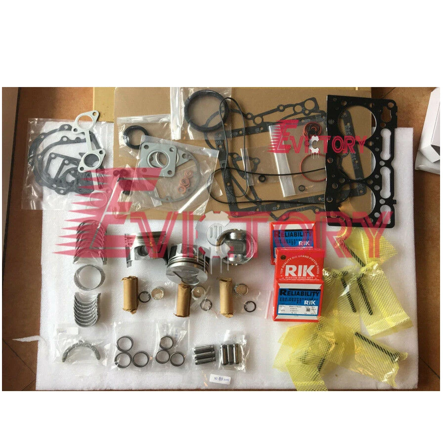 

D1105 overhaul rebuild kit +con rod water pump for Kubota tractor