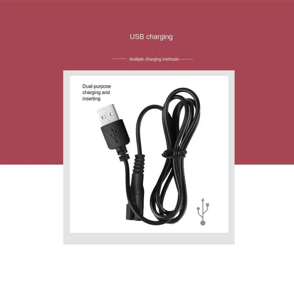 Электрический триммер для волос USB Перезаряжаемый медведь машинка стрижки