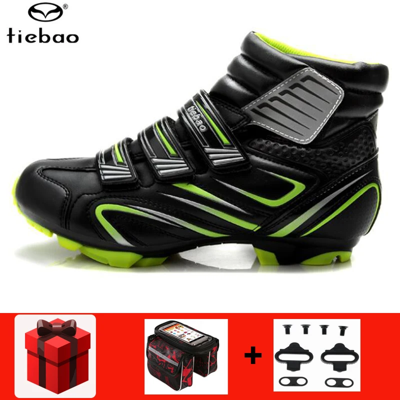 

TIEBAO Winter Sapatilha Ciclismo MTB Cycling Shoes Men Outdoor Sports Self-Locking Mountain Bike Sneakers Racing Women Bicycle