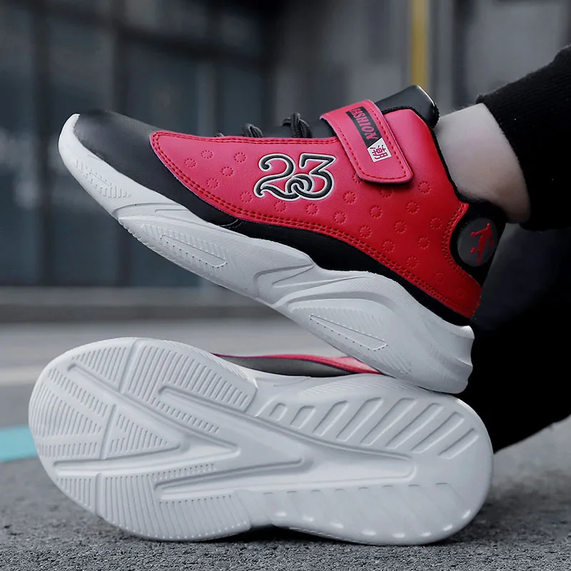 Детская Баскетбольная обувь детские кроссовки для мальчиков Jordans в стиле ретро 1