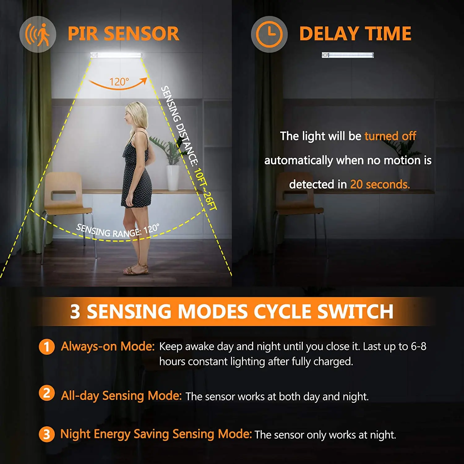 led closet light wireless cabinet backlight kitchen lamp motion sensor usb rechargeable wall lamp for bedrom bathroom cabinet free global shipping