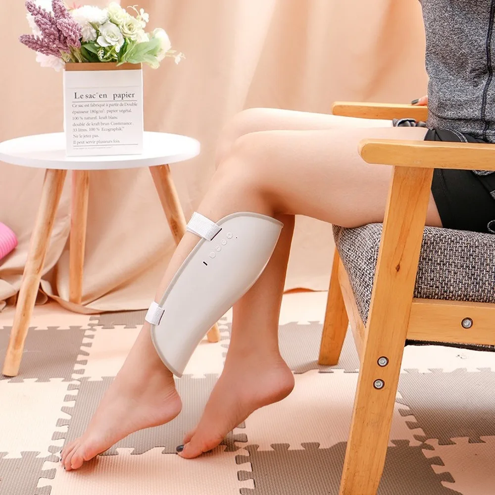 Leg Massager Rechargeable Calf Muscle Fatigue Massage Relaxation Heating Muscles Physiotherapy Calf Electric Massage Machine