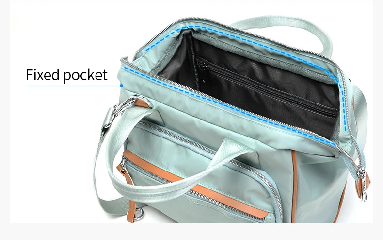 

Fouvor Women sport Oxford Handbag Nylon High capacity Female Commuter Canvas Bag Shoulder Bag Waterproof Messenger Bag 2828-18