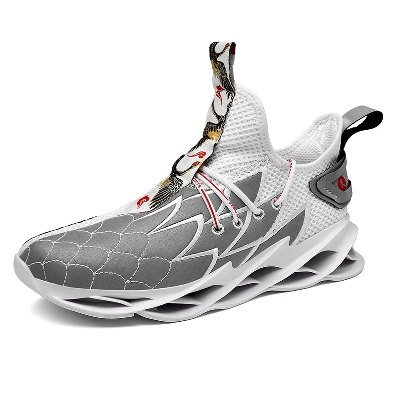 Мужские беговые кроссовки со стразами зеркальная фотоотражающая обувь сандалии