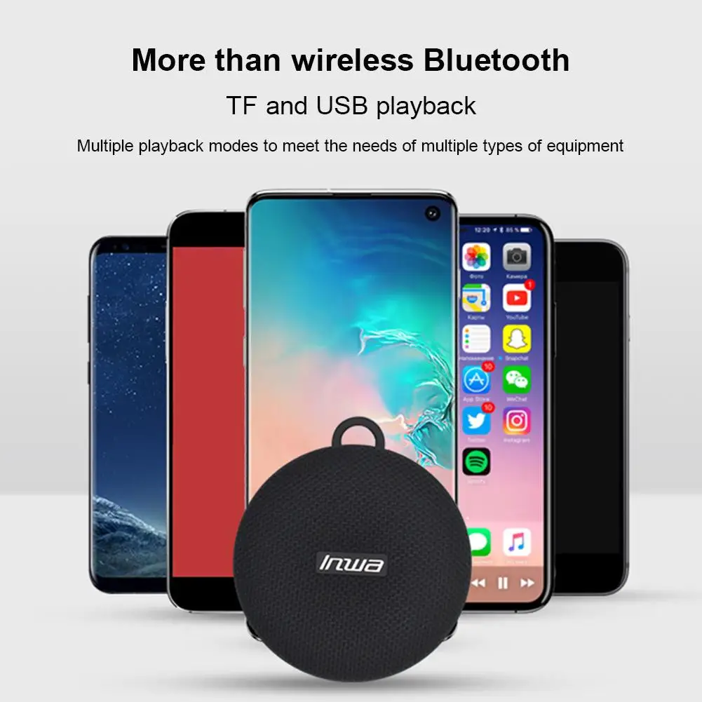 

TWS Bluetooth Speaker Bicycle Column Portable Bikes Waterproof Shower Speaker Acoustics Sound Boombox Soundbar Woofer Hands-Free