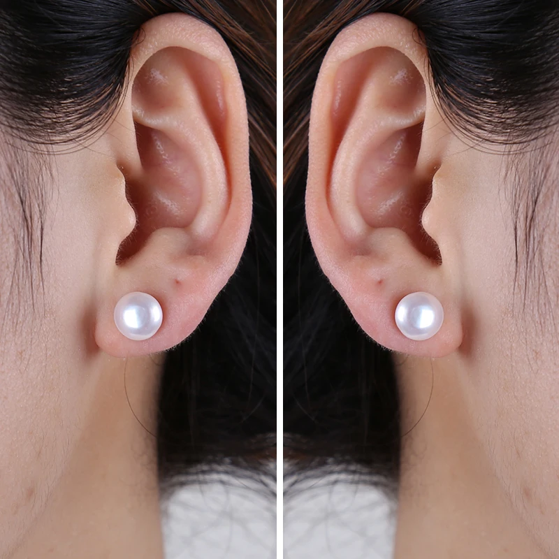 Серьги NYMPH из 18 каратного золота с жемчугом ювелирные изделия натурального