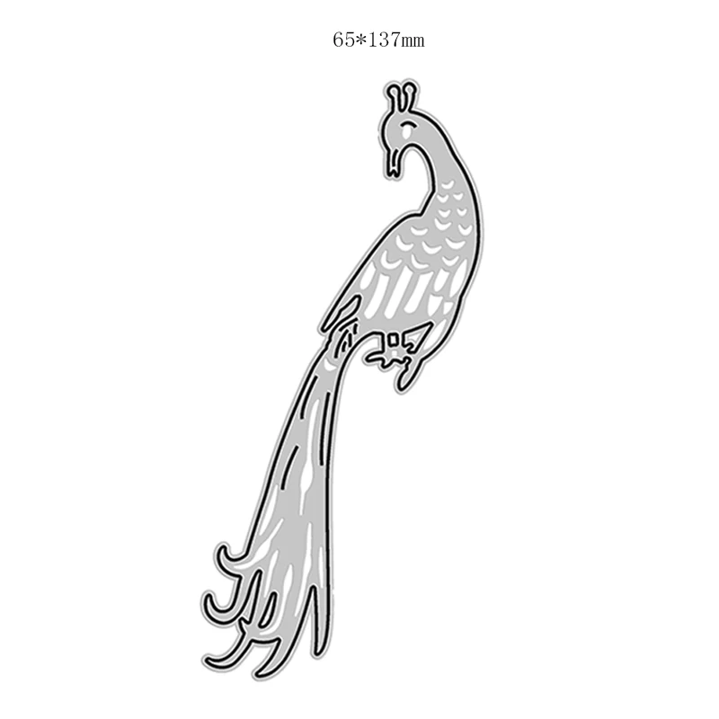 Новый 2021 элегантный птица DIY ремесло металлический Трафаретный вырубной штамп