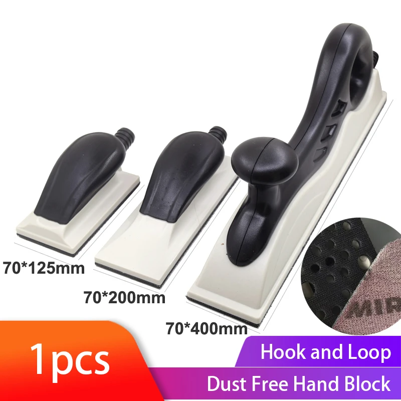 

Hand Sanding Block Dust Extraction Sanding Sponge Block 400x70mm Dust Free Block Woodworking Grinding Whetstone Polishing Pad