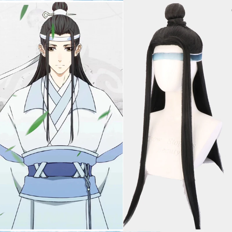 Парик для косплея по мотивам аниме МО дао ЦЗУ Ши Lan Wangji нескрытые свинцовые роли