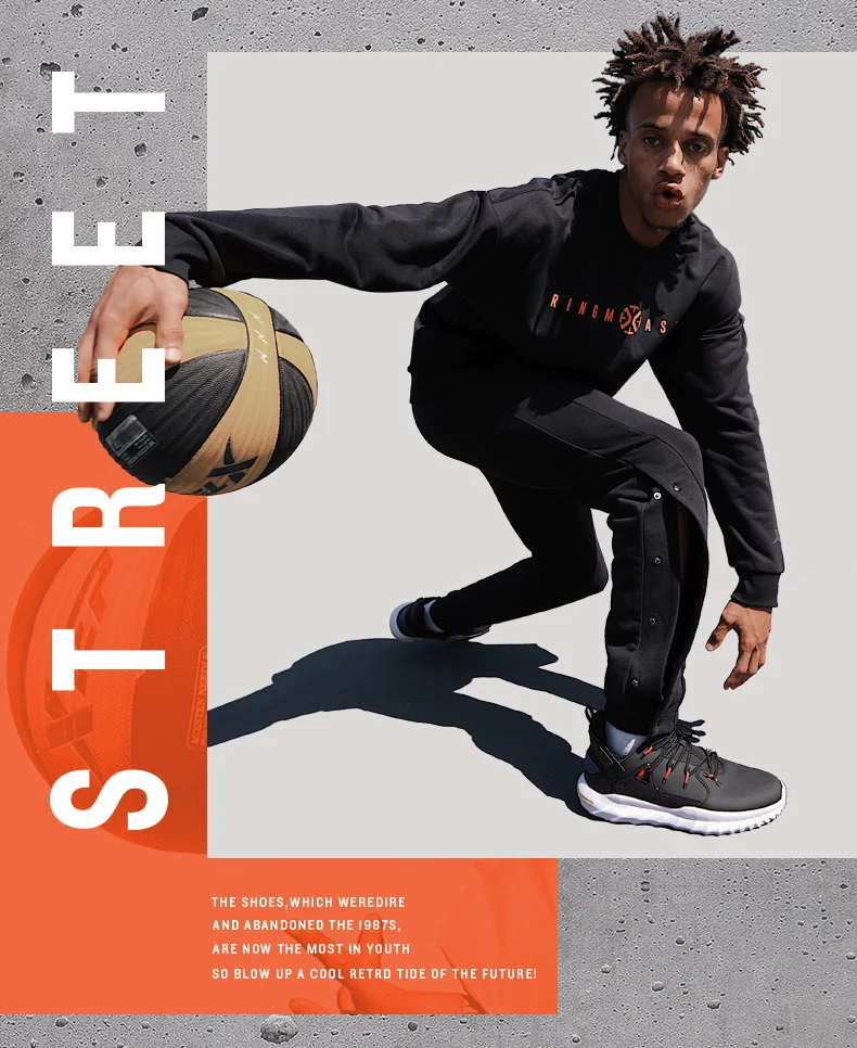 Xtep Men's High Top Basketball Shoes Autumn Winter Non-slip Shoes Men's Comfortable Breathable Sports Shoes 881419129517