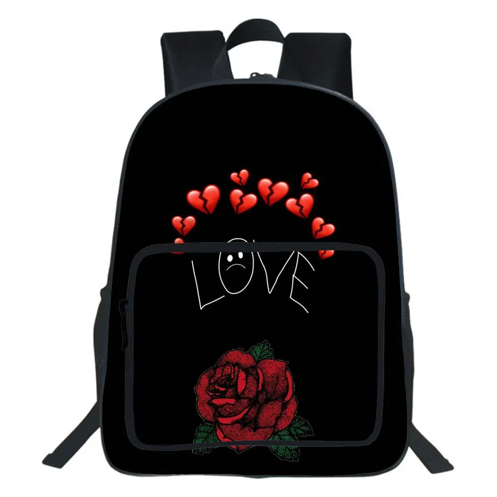 

2021 New Lil Peep Backpack Children Bag Backpacks Boy Girl Bags Teens Bookbag Cartoon Rucksack