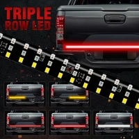 60 triple running light bar 5 function truck tailgate led strip with reverse brake turn signal for pickup ford f150 accessories