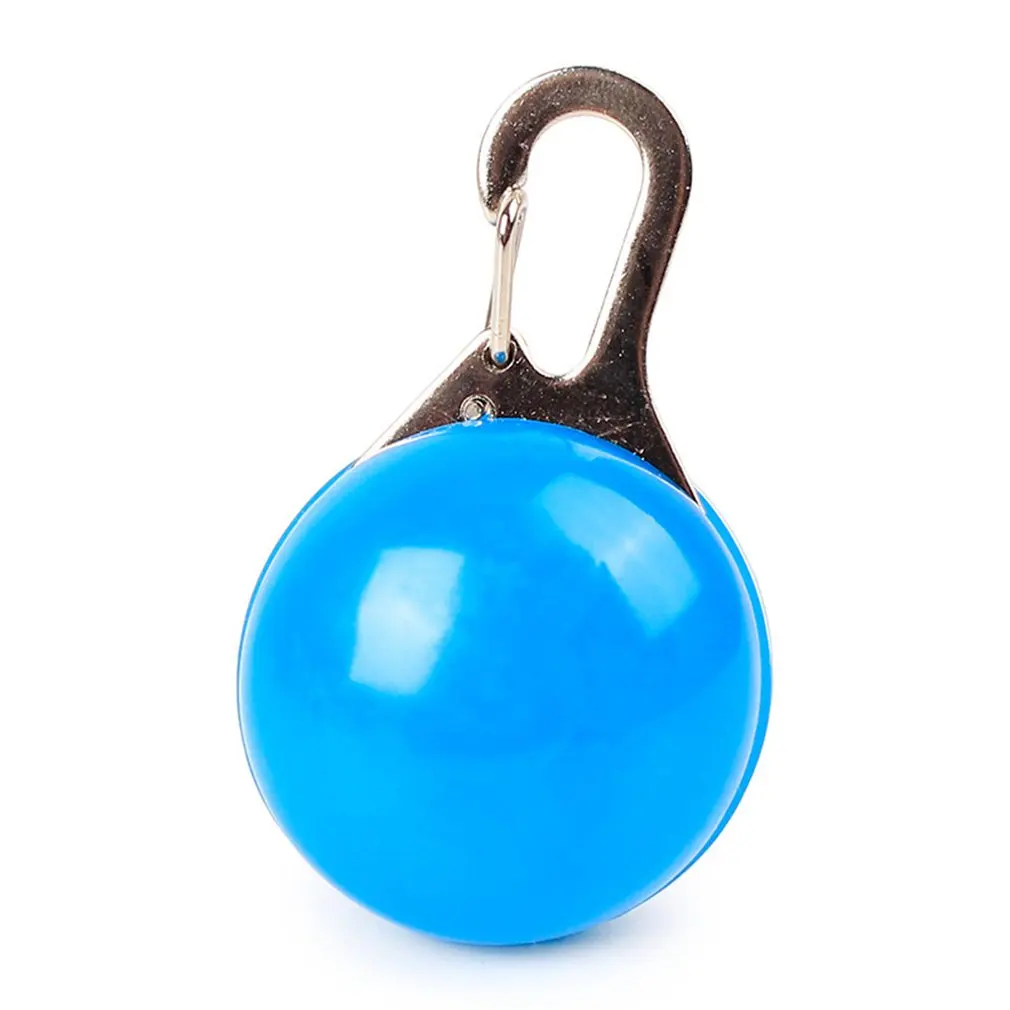 Анти утерянные Pet бирки светодиодные мигающие Маленькие Средние собаки Круглые