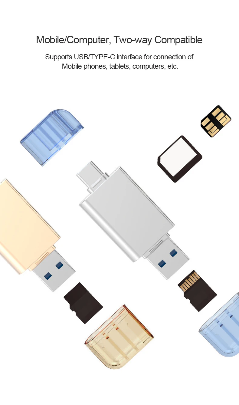 UTHAI D39 для HUAWEI NM кард-ридер type-C к Micro SD/USB3.0 адаптер для Nano карты памяти 128G 90 МБ/с./с чтение для mate 20 Pro P30