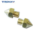 TRONXY 1 шт. MK8 M6 сопло 0,2 0,3 0,4 0,5 0,6 0,8 1,0 мм J-head Экструзионная сопла 1,75 мм нить 3D принтер латунная медная сопла