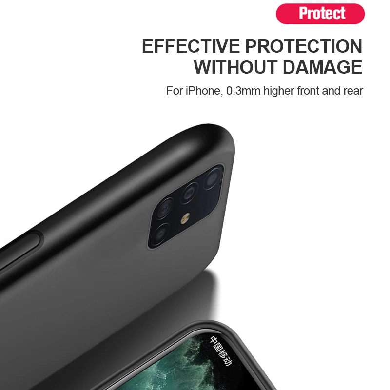 Ультратонкий Мягкий чехол из ТПУ для Samsung Galaxy a71 a51 a 71 51 A515F A715F встроенная