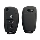 Силиконовый чехол для ключа для Audi A3 8L 8P A4 B6 B7 B8 A6 C5 C6 4F RS3 Q3 Q7 TT 8L 8V S3