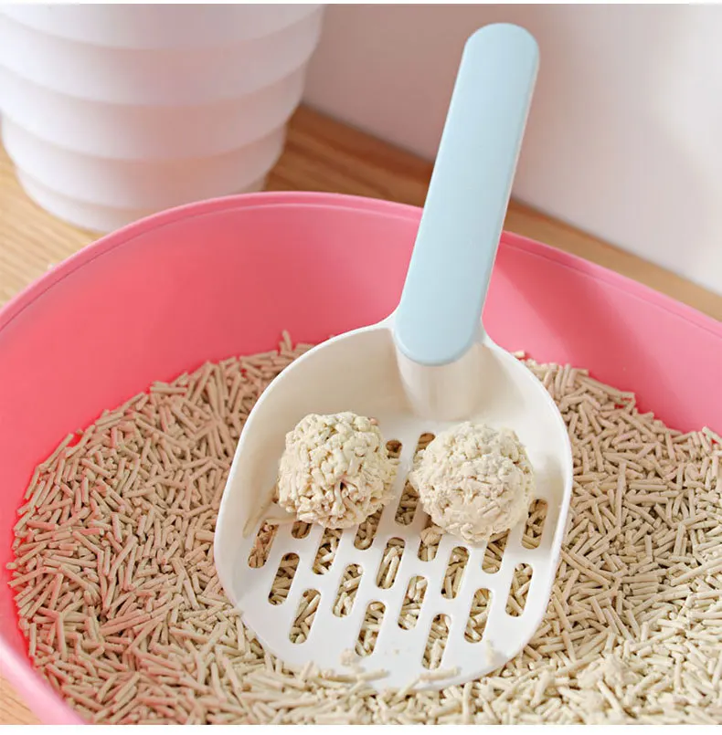 Лопата для кошачьего туалета большого размера модная лопата с цветной сеткой