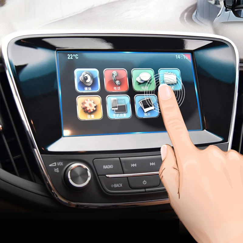 Автомобильное закаленное стекло Защитная пленка для экрана навигации наклейка